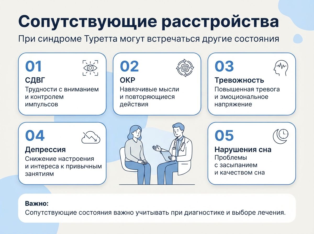 Лечение синдрома Туретта в Агиделе инфографика